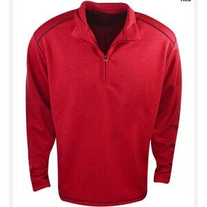 Large / Pebble Beach Golf Pullover Mens Performance 1/4 Zip *Phristine Cond.(J2)